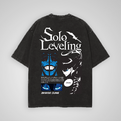 Sung Jin-Woo x Cartenon Oversized Tee
